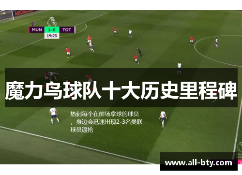 魔力鸟球队十大历史里程碑